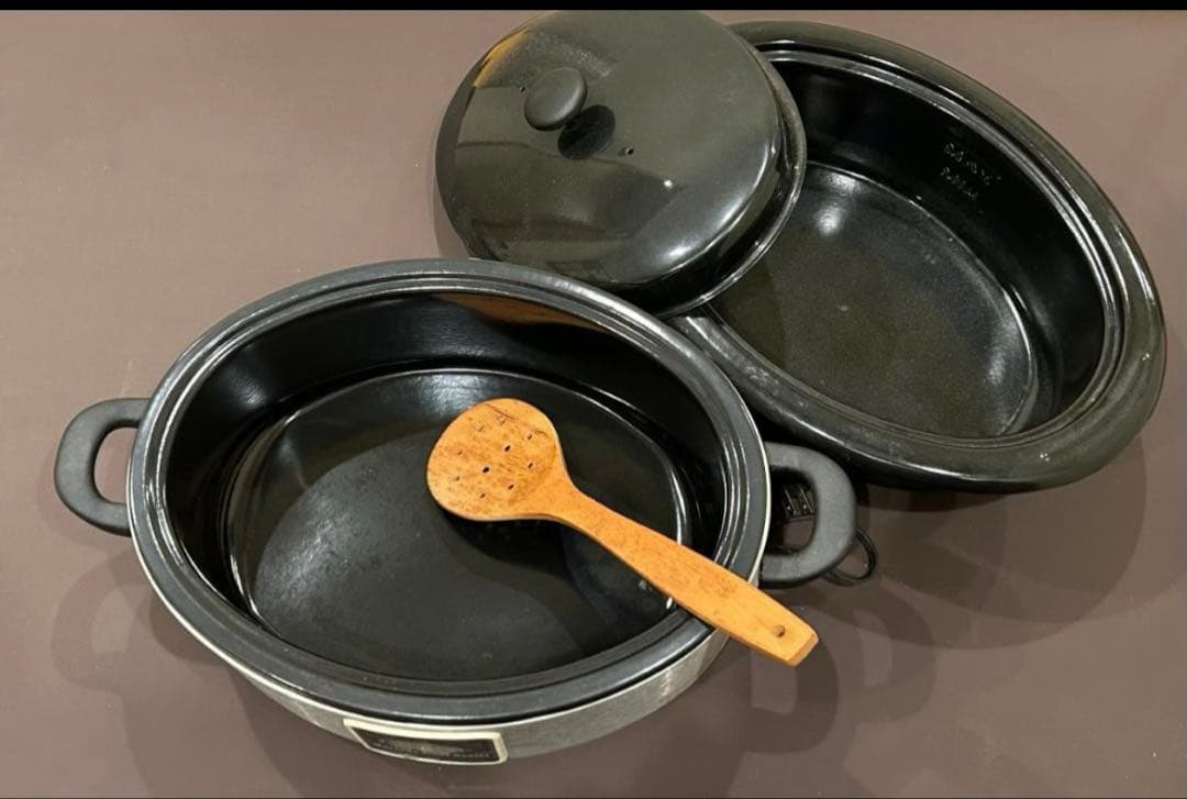 【中古品】ホットストーンウォーマー器＆ホットストーン36個(＋2個おまけ)セット