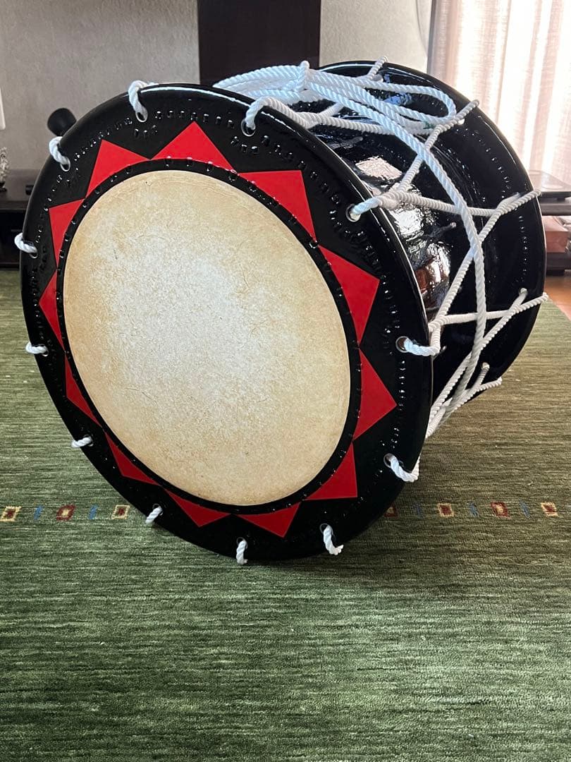 盛岡さんさ踊り　太鼓セット　一尺六寸