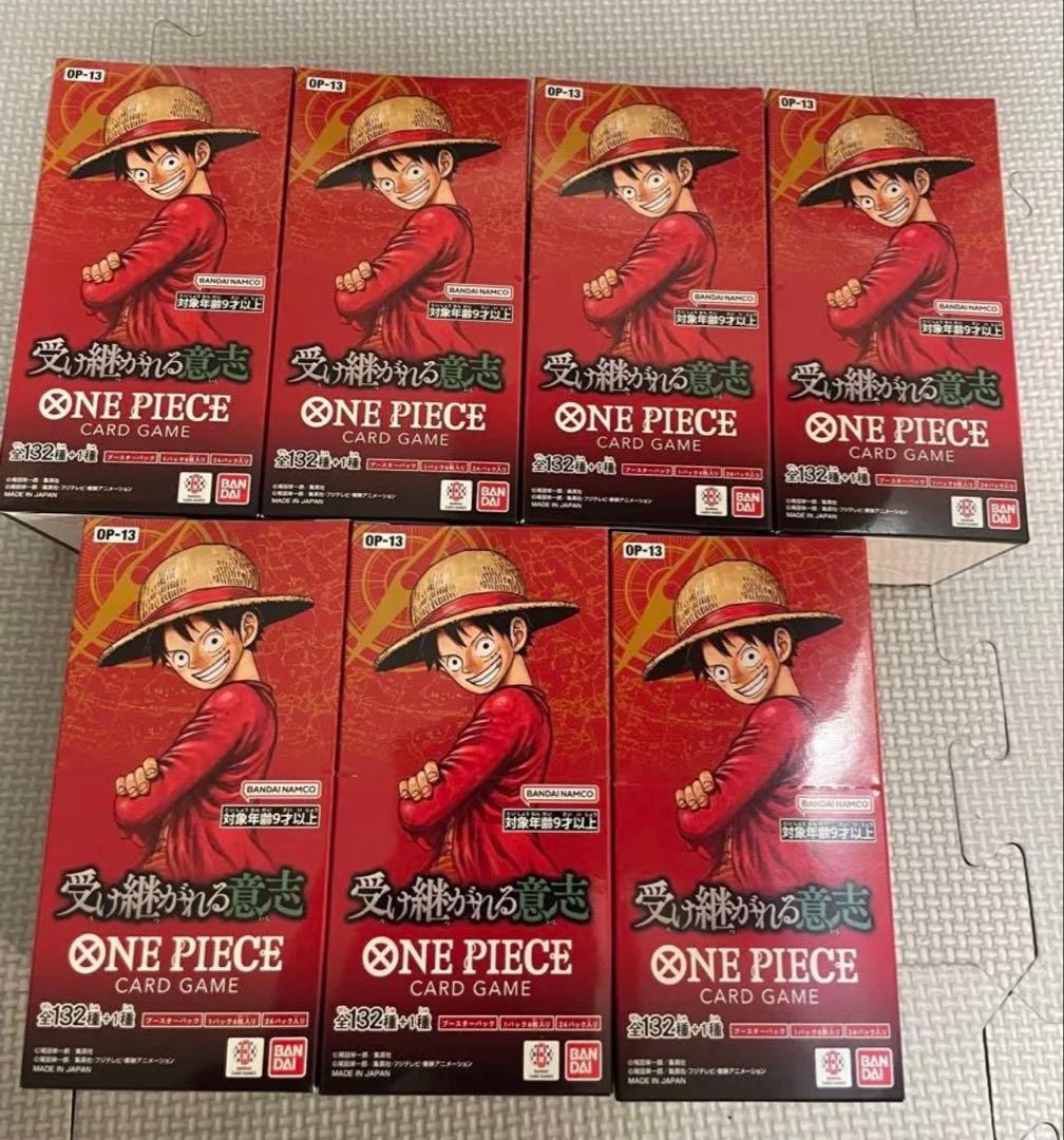 ワンピースカード 受け継がれる意志 7BOX テープ付き - メルカリ