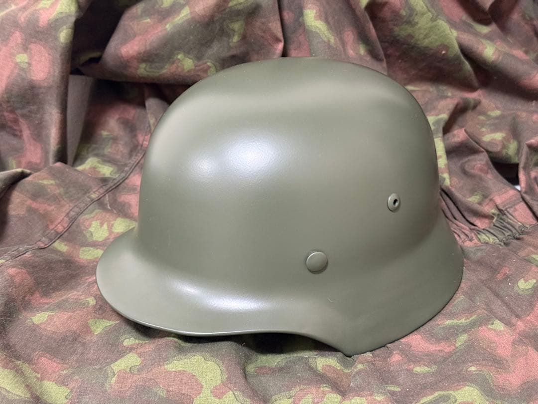 WWⅡ ドイツ軍 M35ヘルメット(グリーン)レプリカ　サバゲー