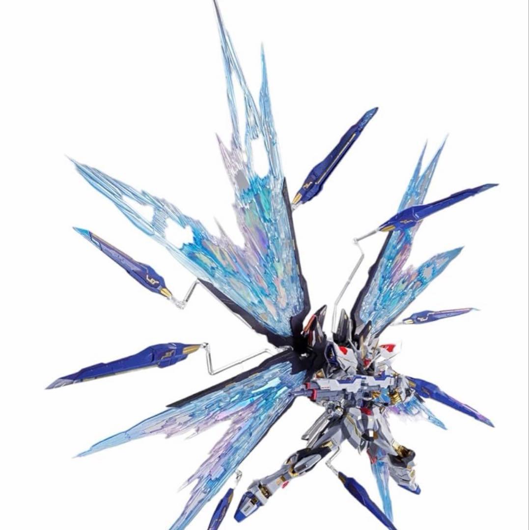 18年当選　LBUILD ストライクフリーダムSOULBLUE 光の翼 METAL BUILD ストライクフリーダムガンダム 光の翼オプションセット