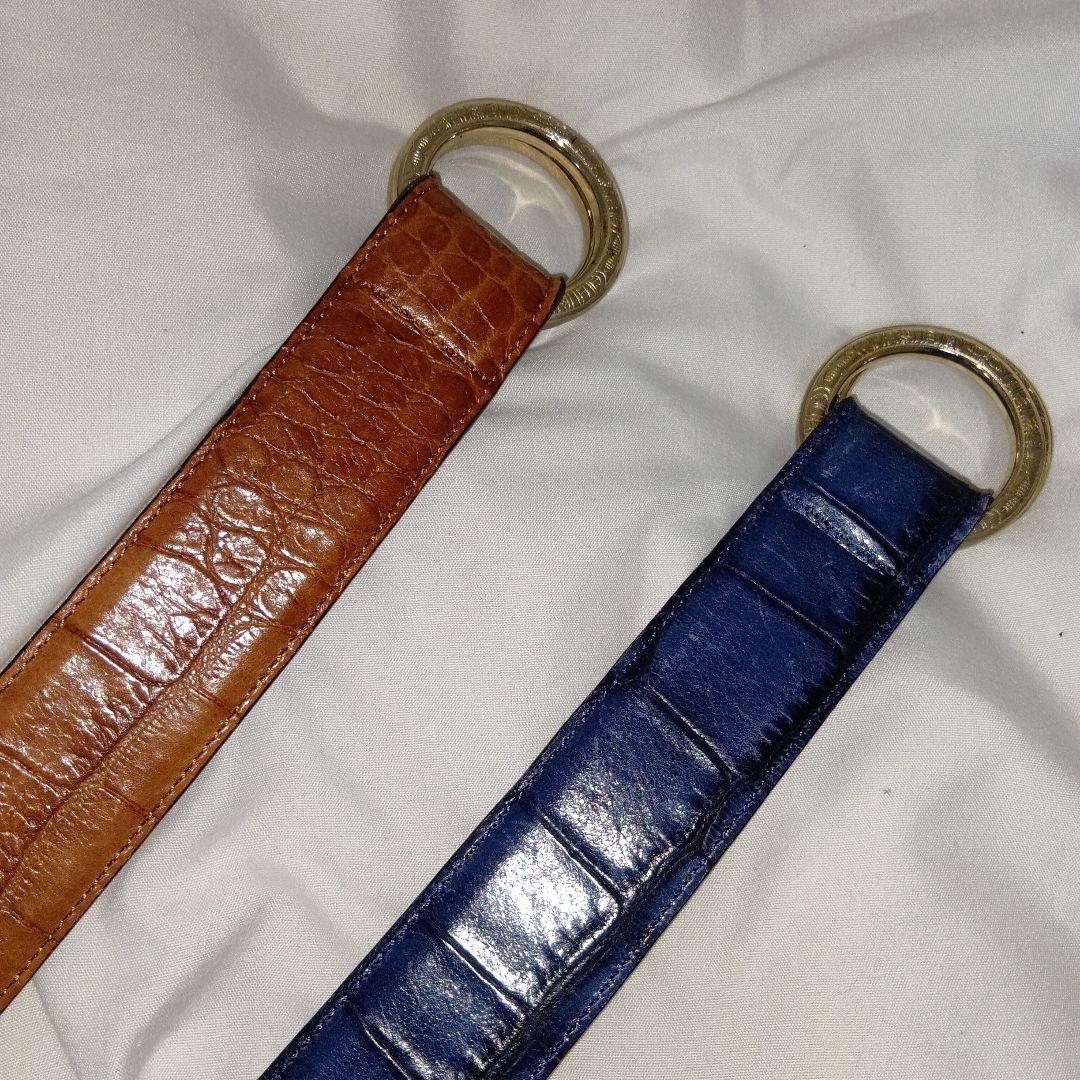 アンドレアダミコ　リングレザーベルト　２本セット