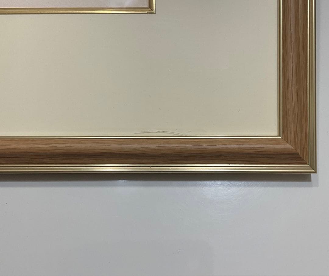 絵画.額縁.版画.リトグラフ.ウルバン・ウシェ.パリの街角,フランス