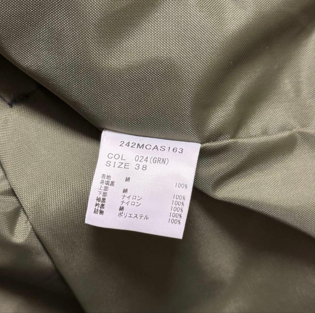 未使用級 Barbour 別注 38 カーキ ノンワックス ビデイル 24AW - メルカリ