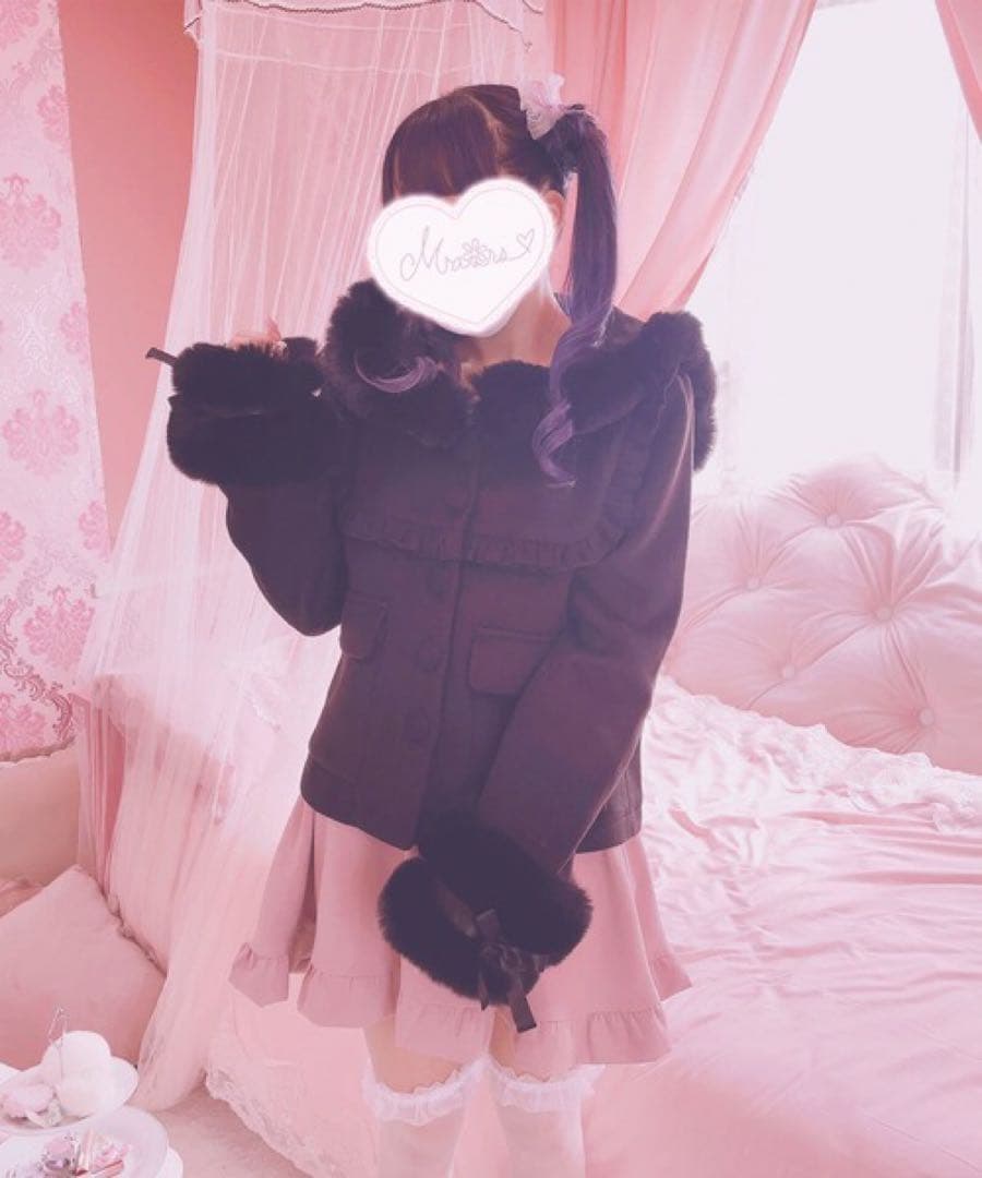 mars ショートコート　ブラック　さきまるちゃん