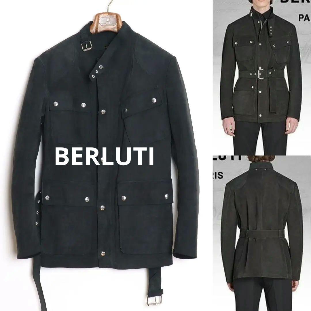 Berluti 国内正規品 19AW カーフスキン ヌバック レザージャケット BERLUTI（レザージャケット）のフリマアイテム一覧