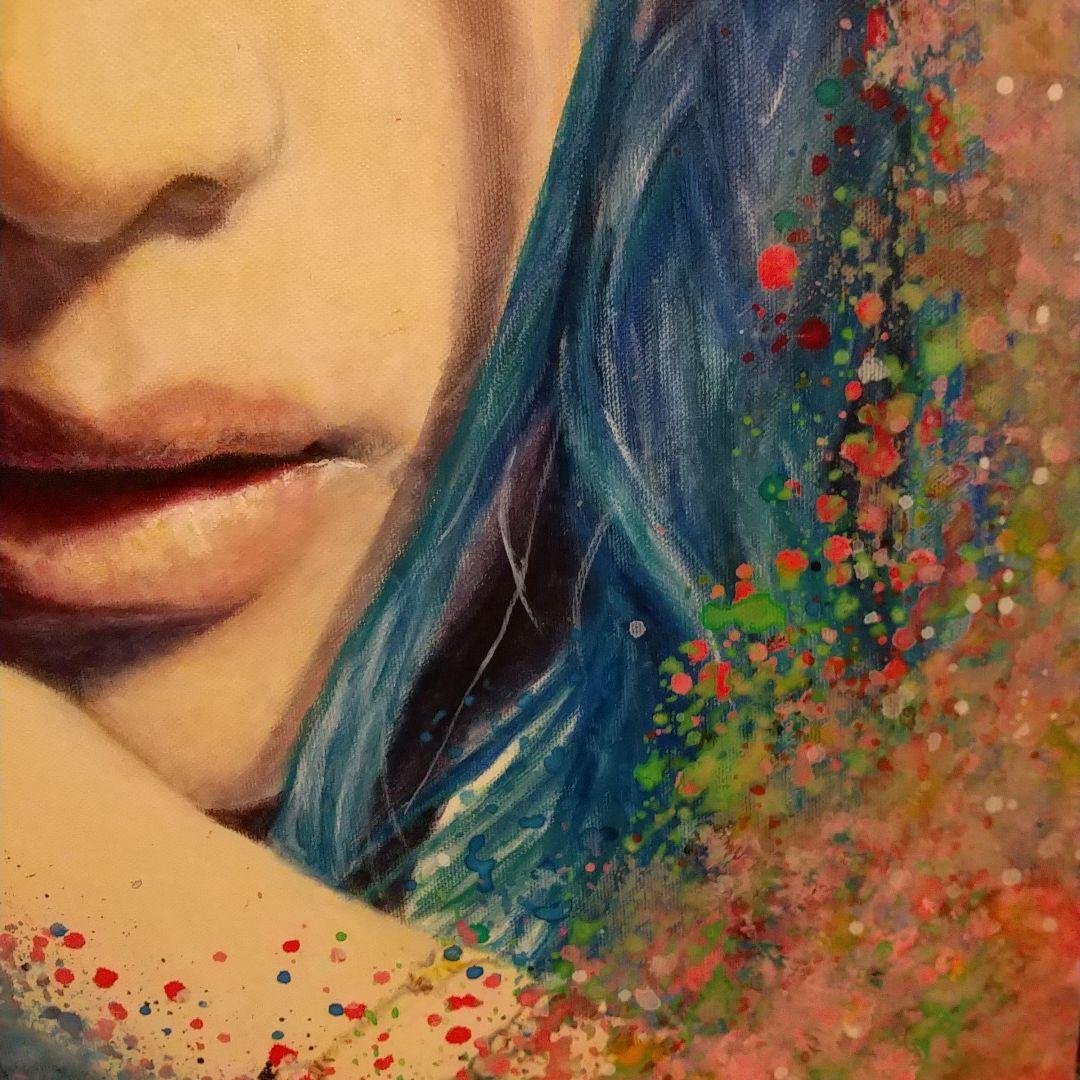 油絵 人物画 10号 F10 - メルカリ