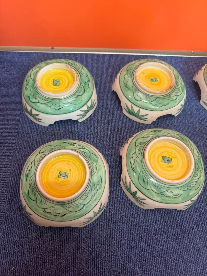 1580 九谷焼 古九谷 椿の図 皿6客 時代物 - メルカリ