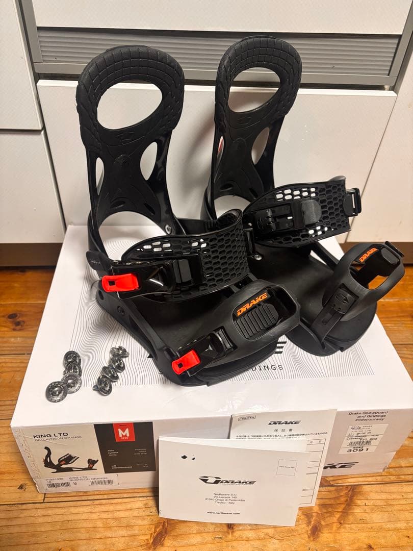 DRAKE KING LTD ビンディング M ブラック 23-24