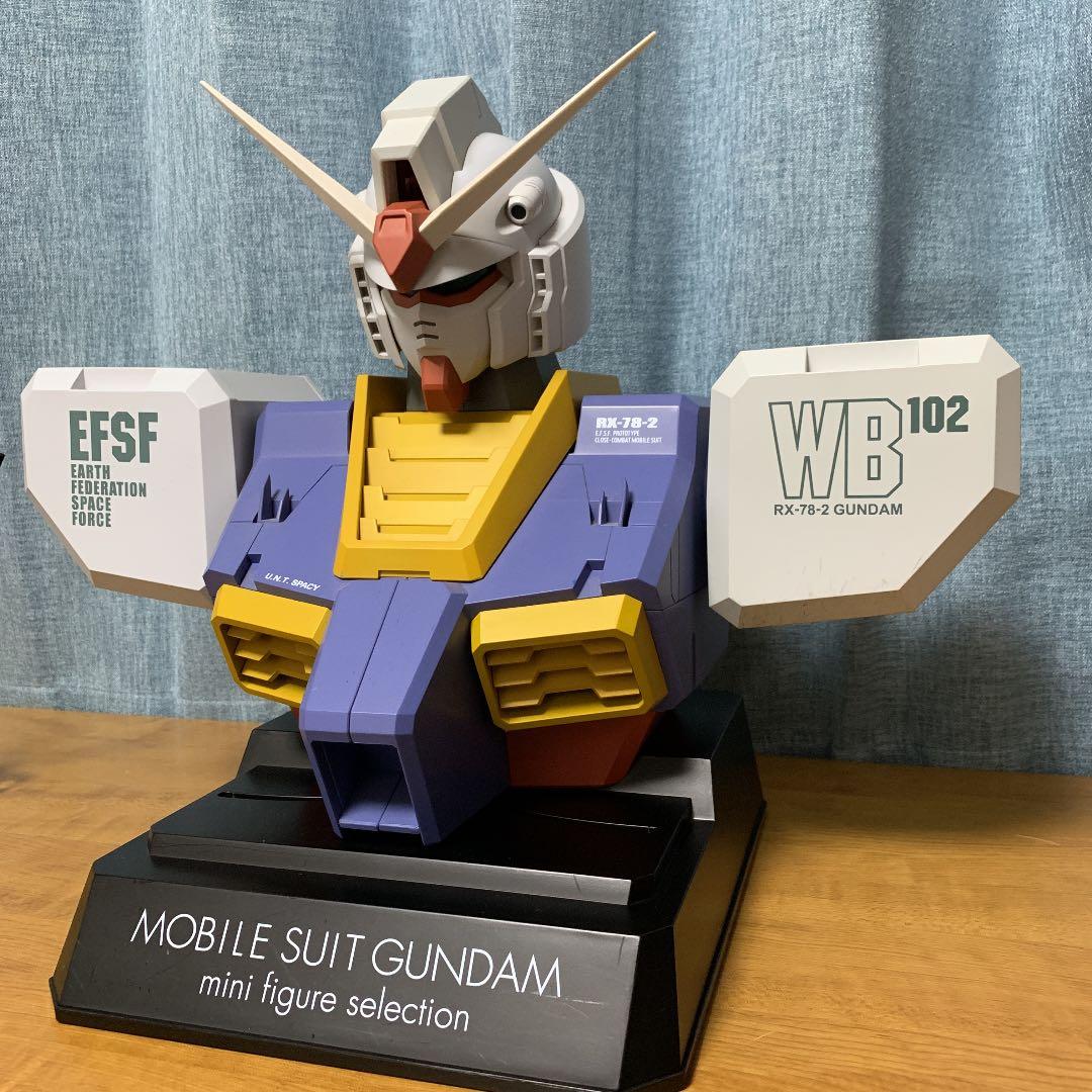 MFセレクション ガンダム胸像ディスプレイケース MFセレクションガンダム胸像型ディスプレイケース!かっこいい画像