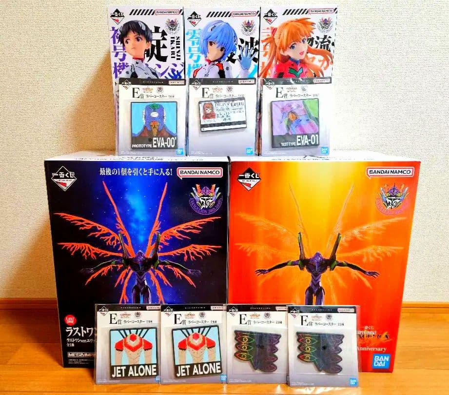 エヴァンゲリオン一番くじ30thラストワン,A賞,B賞,C賞,D賞新品未開封品