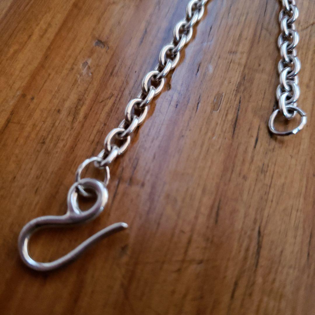 スタジオマチルダ　ネックレスSVあずきチェーン シルバー925 あずきチェーン ネックレス 幅3mm 40cm 4面カット