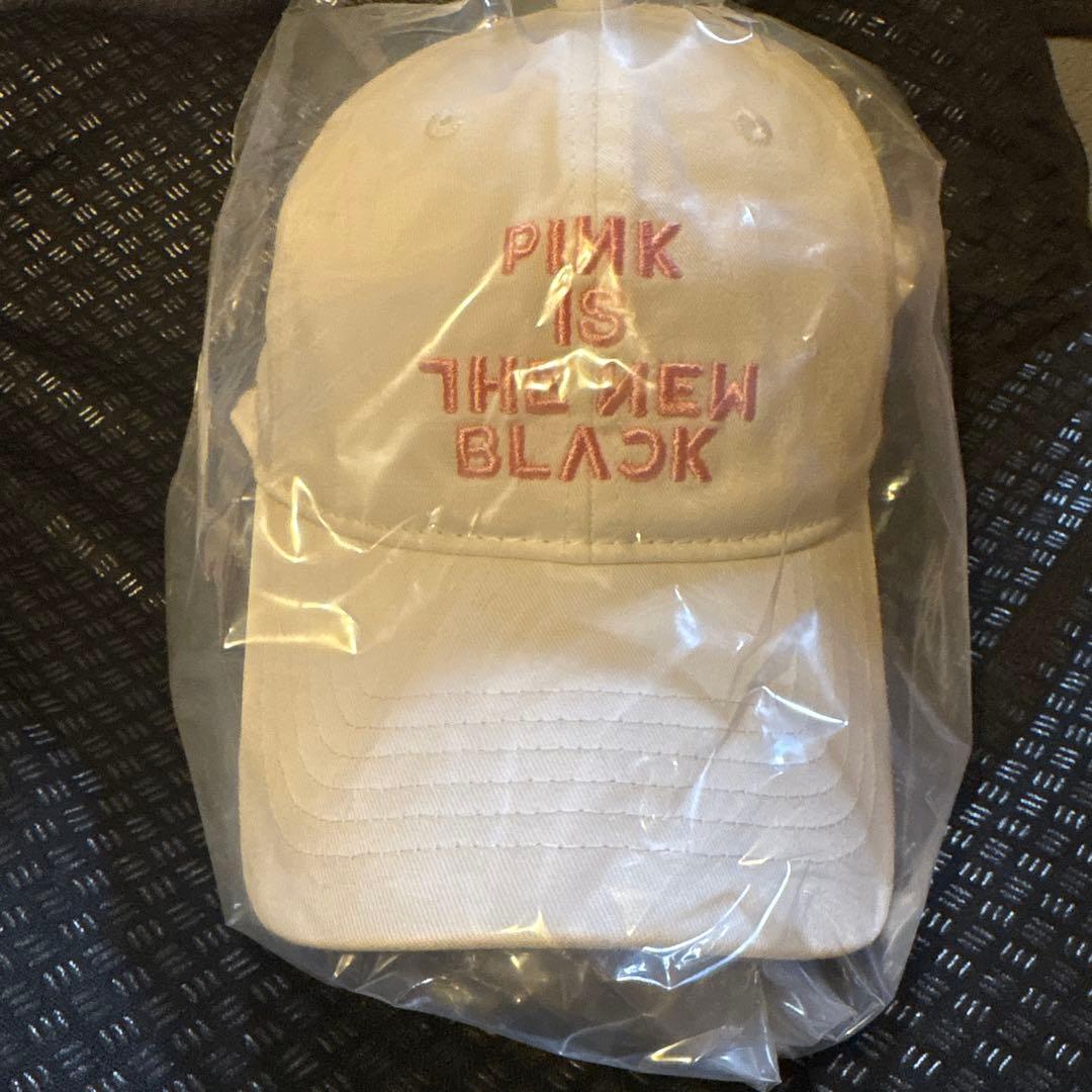 (FRAGMENT)CAP-WHITE-BLACKPINKコラボ