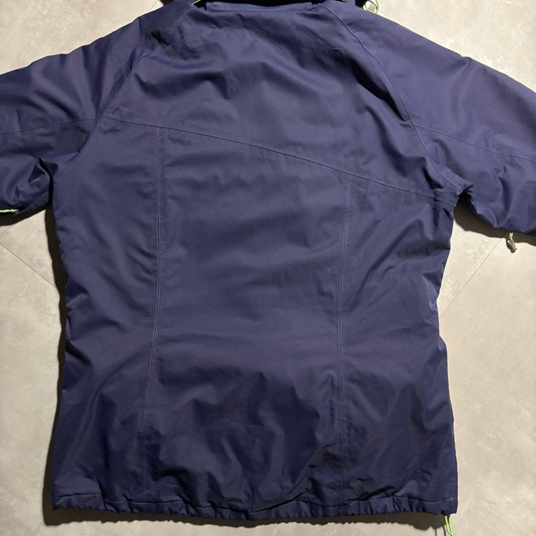 完品 00s SALOMON サロモン マウンテンパーカー パフジャケット 紺色