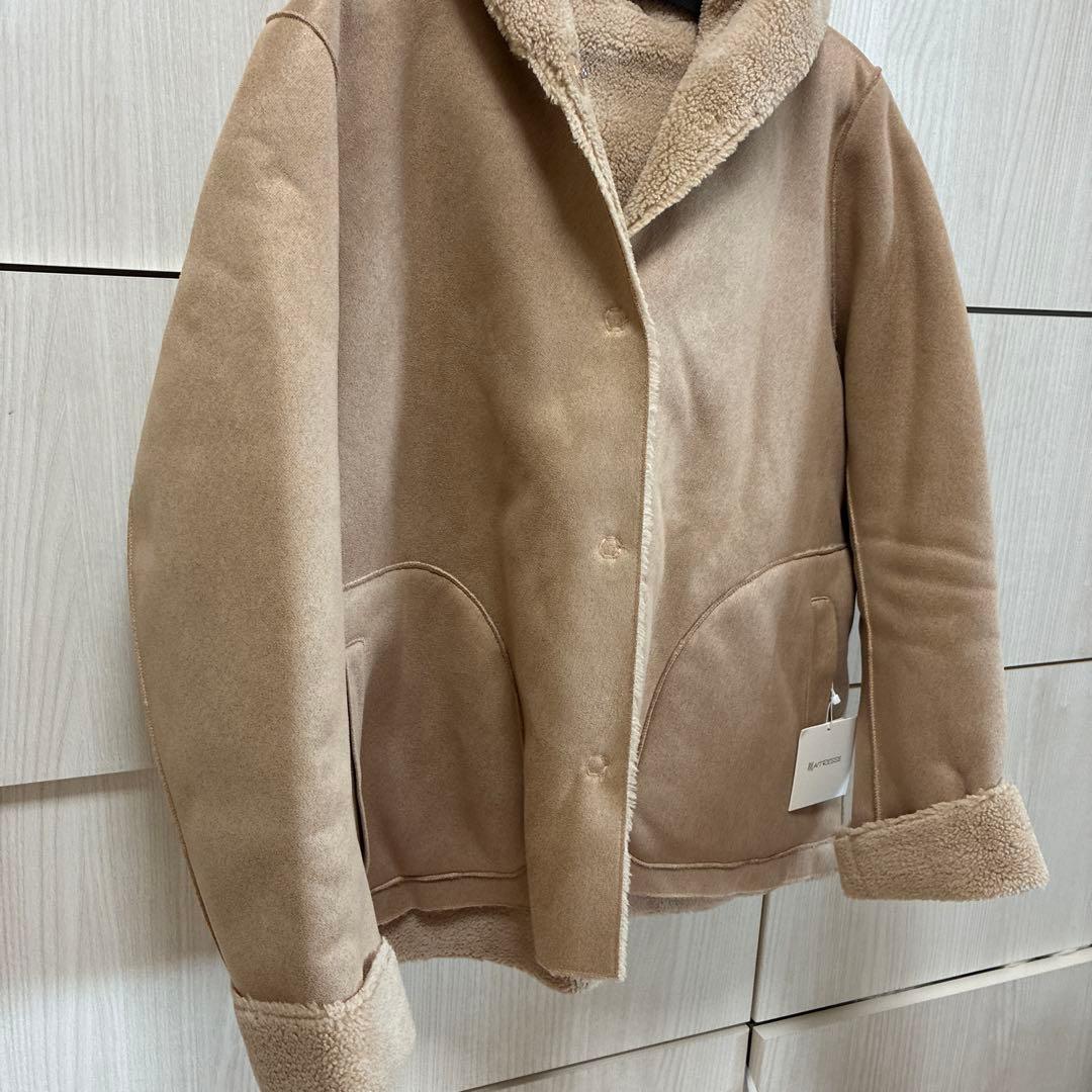 匿名送料込 新品○ヤマダヤ MAITRESSE メトリーゼ フード ボアコート