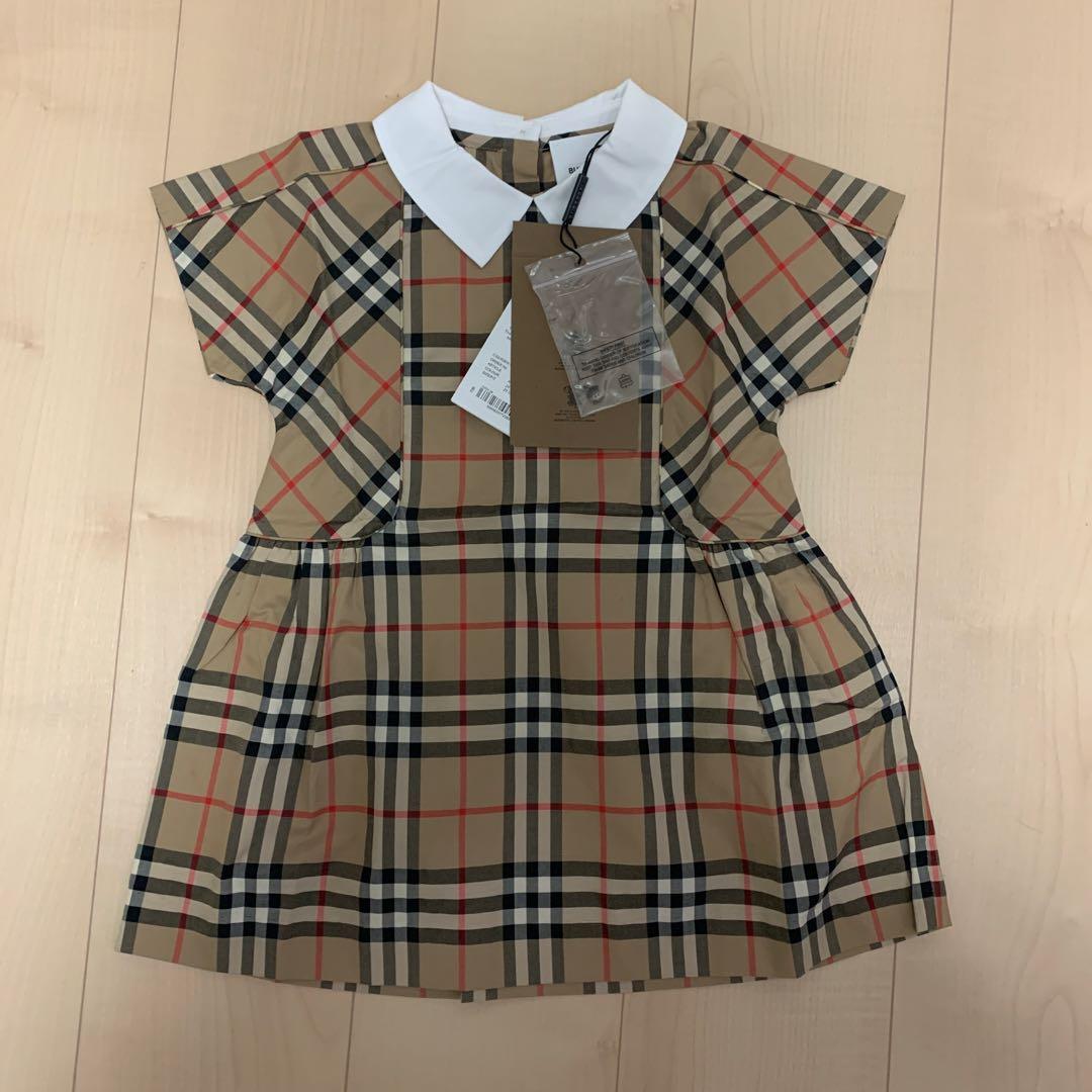 Burberry チェック柄 ワンピース 2Y 90