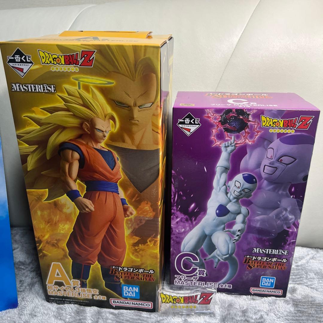 一番くじ A賞 超サイヤ人3孫悟空 フリーザセットMASTERLISE