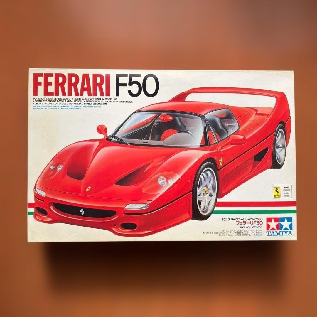タミヤ フェラーリ F50 フルディスプレイモデル 1/24 プラモデル Tamiya Ferrari F50 / Tamiya USA