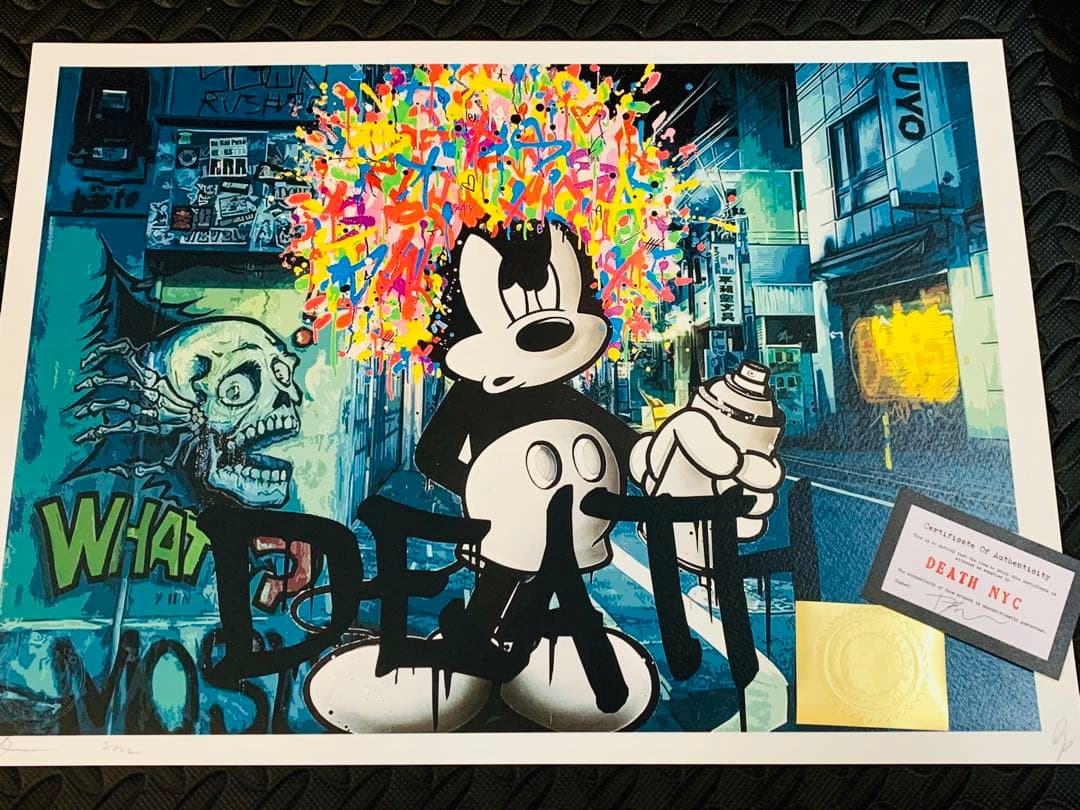 今月半額！新入荷！世界限定品。正規品DEATH NYC ミッキーマウス