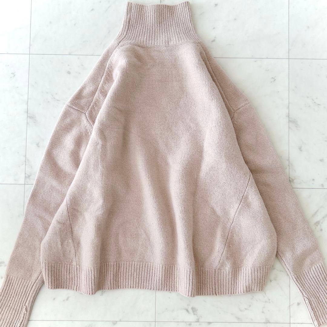 リピーター様価格 美品 イエナ ウールカシミヤ AQUA 5Gタートルネック