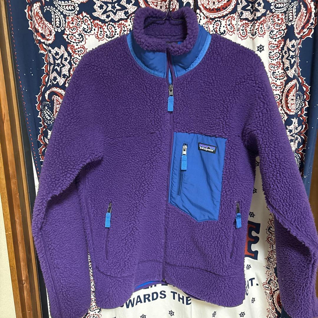 【廃盤色/レア】patagonia 紫色 フリースジャケット