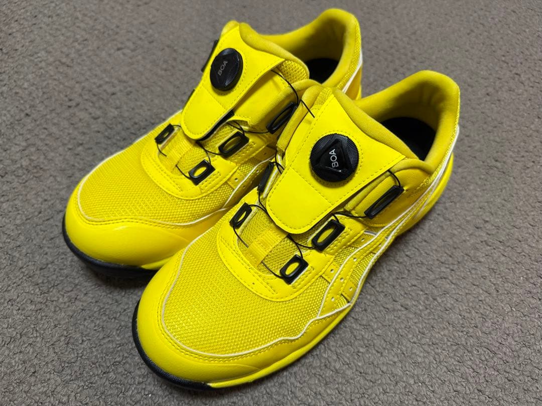 asics アシックス 安全靴 ウィンジョブ CP209限定 イエロー 25.5