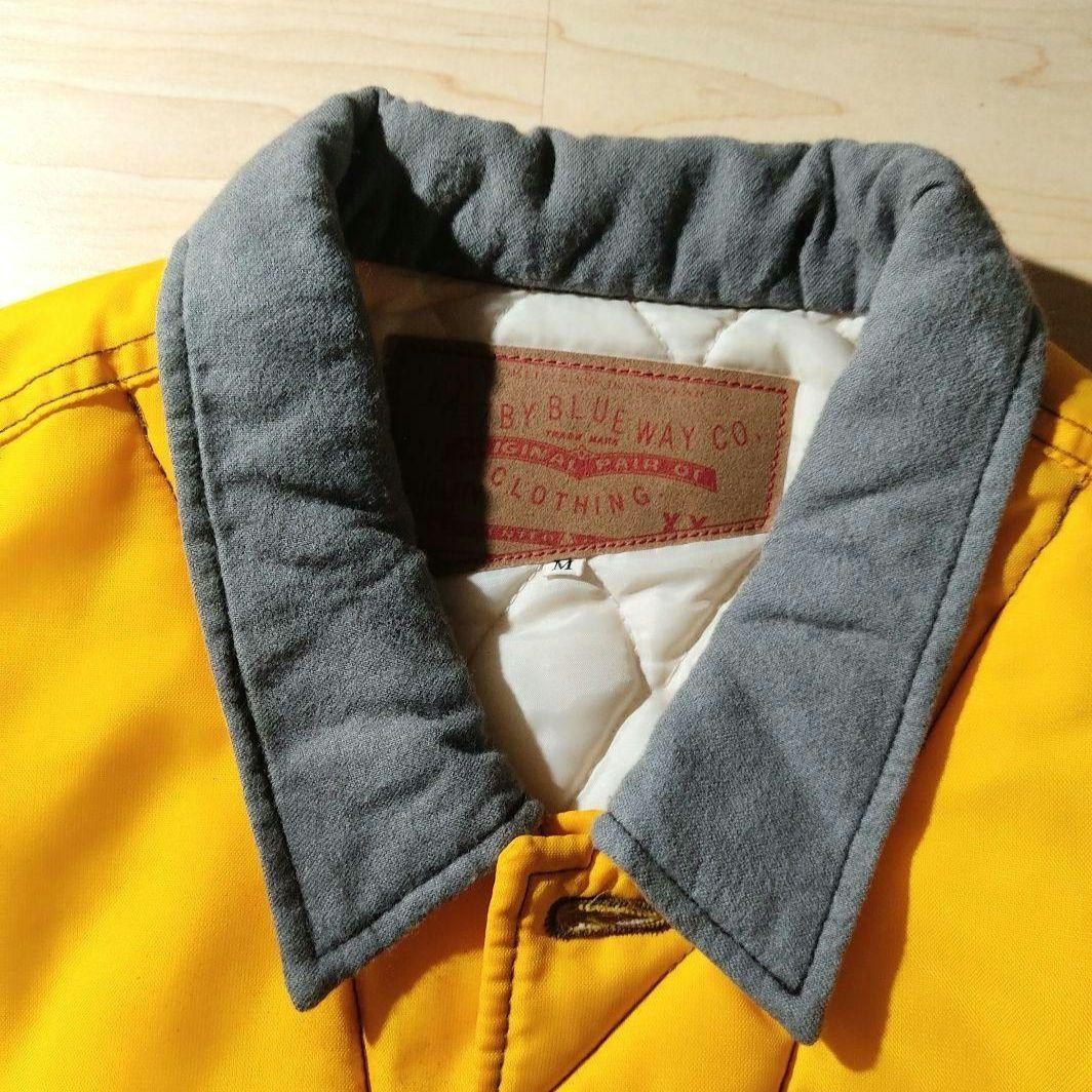 希少レア】00s ナイロン トラッカージャケット キルティング 黄色