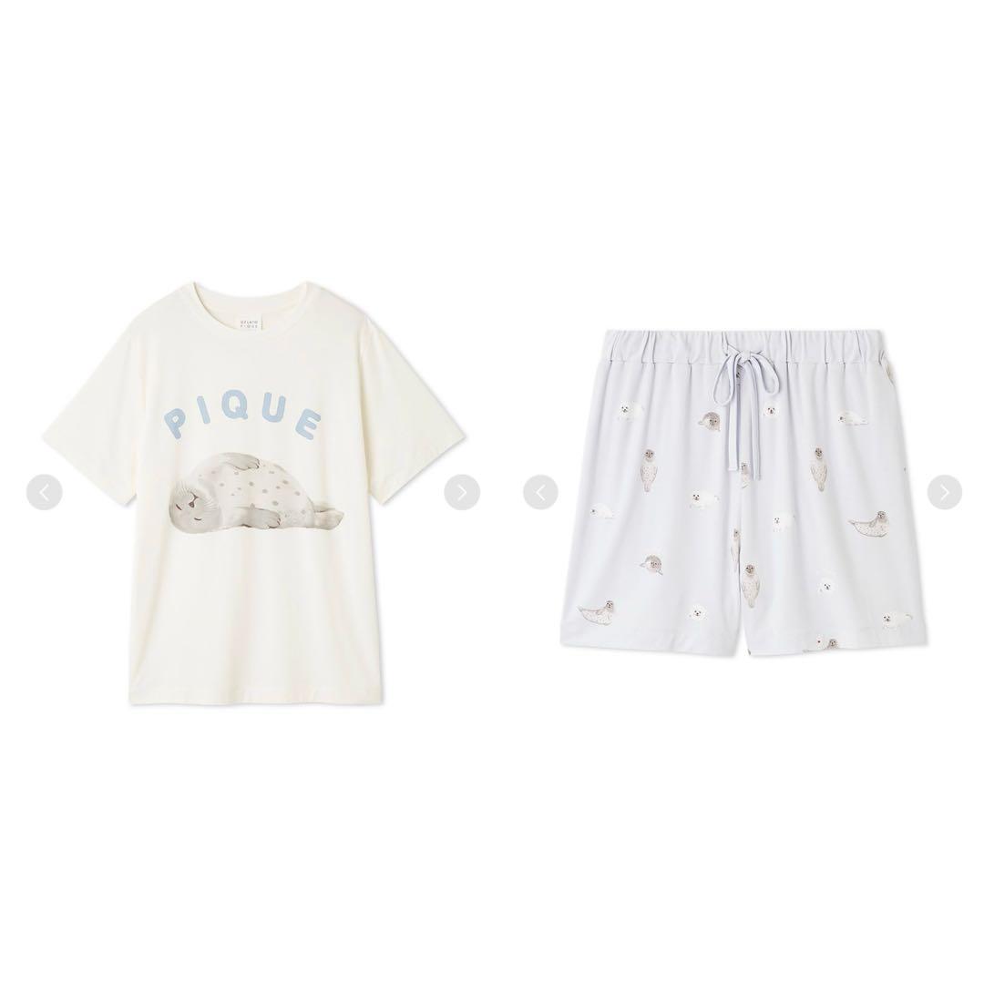 gelato pique あざらし柄　Tシャツ　ショートパンツ　セット