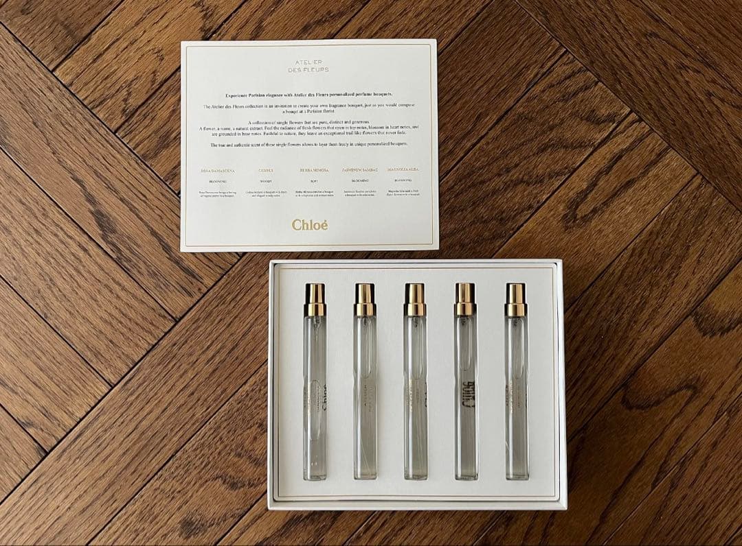 【Chloeクロエ】アトリエ デフルールオーデパルファム5種セット