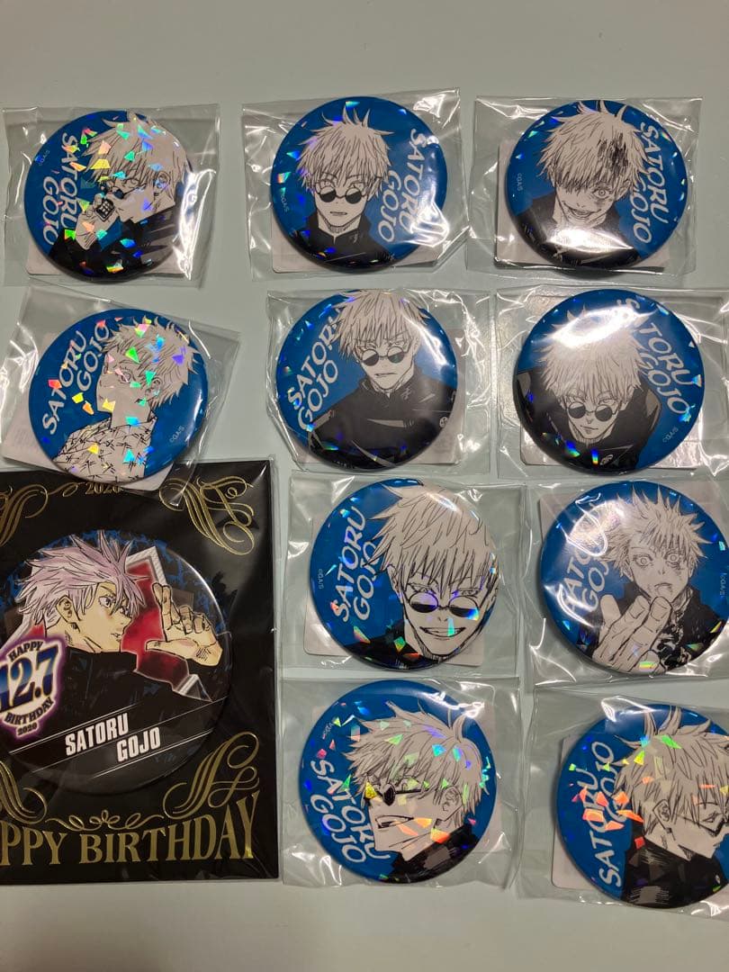 呪術廻戦　五条悟　缶バッジセット 呪術廻戦 五条悟 コレクション缶バッジ 全種セット - メルカリ