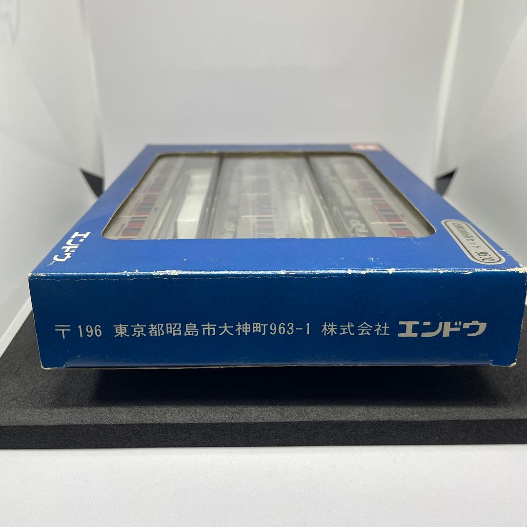 エンドウ 近鉄3000系ステンレスカ-3両ヘッドライト点灯[金属製美品