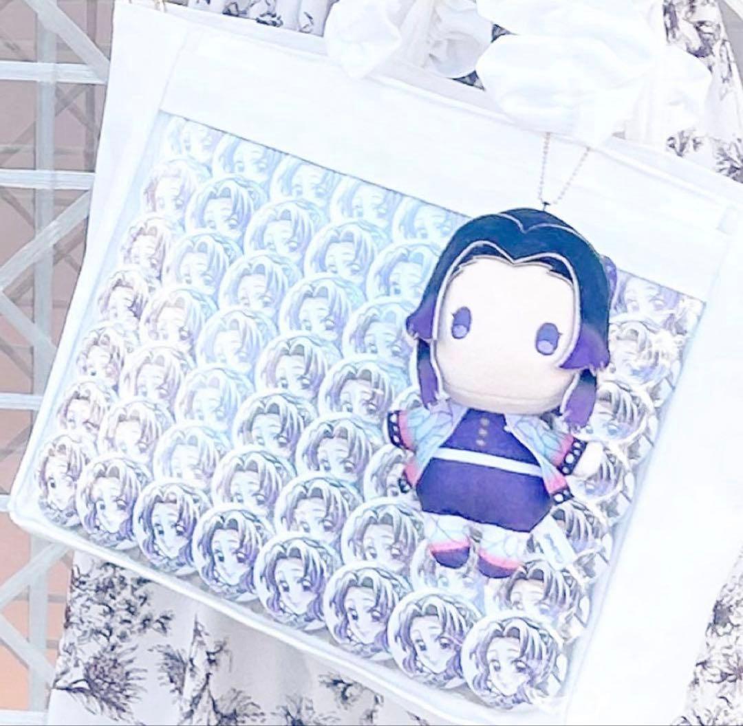 鬼滅の刃 胡蝶しのぶ 缶バッジ まとめ売り ＋ぬいぐるみ