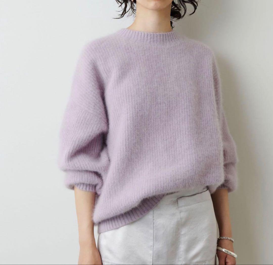 Whim Gazette ファー ニット ふわふわプルオーバー