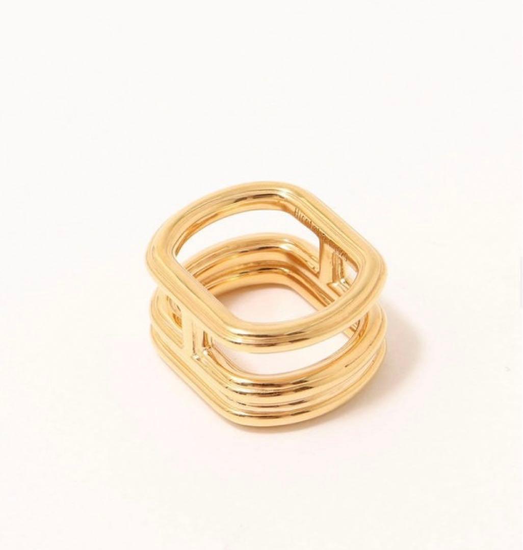 Hirotaka ヒロタカ Sand Dune Layered Ring 10号