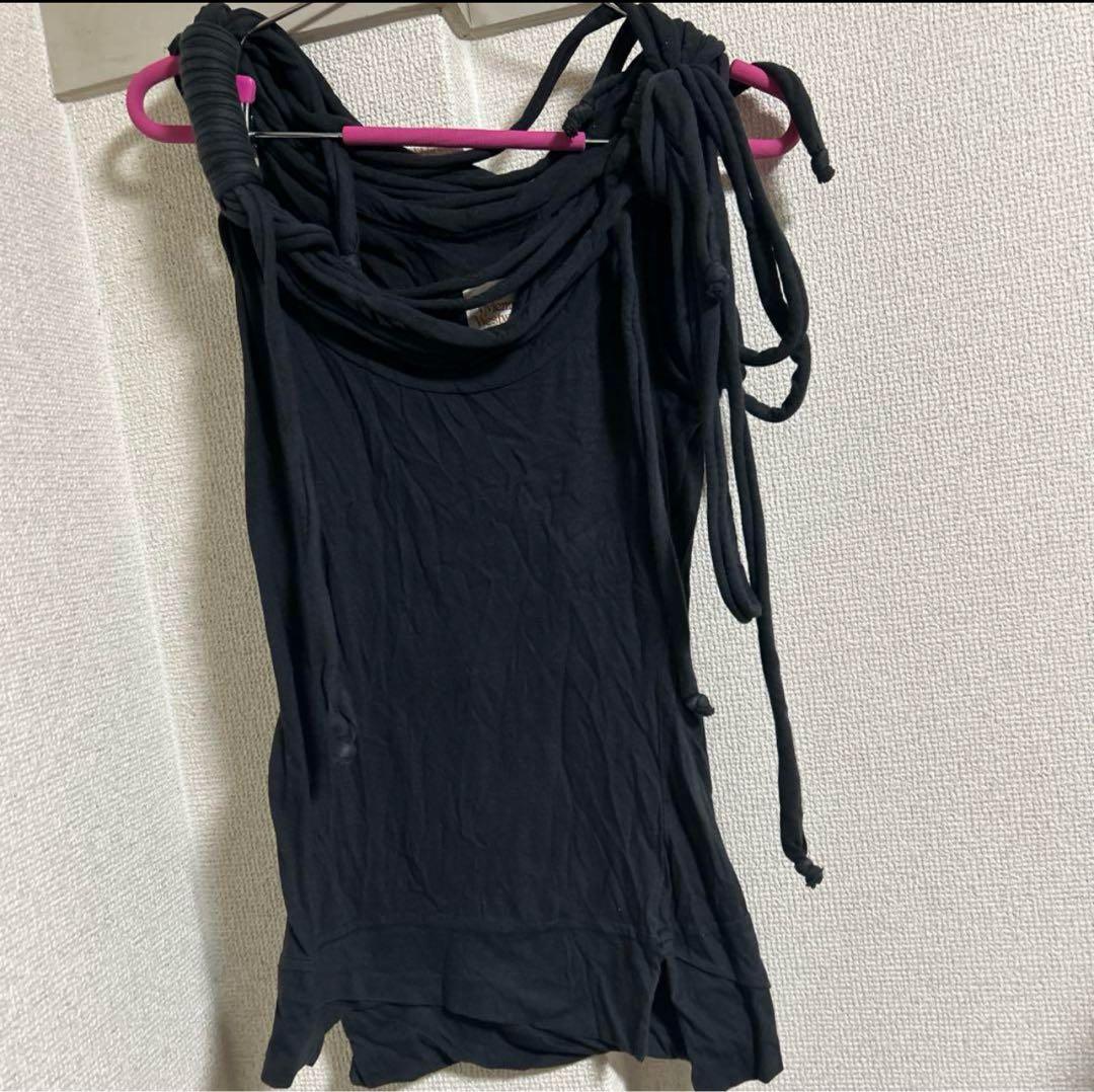 Vivienne Westwood ブラックノースリーブ S