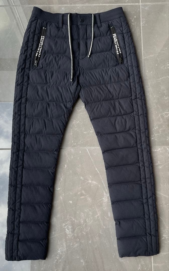 パーリーゲイツ　ネイビーダウンパンツ　size4