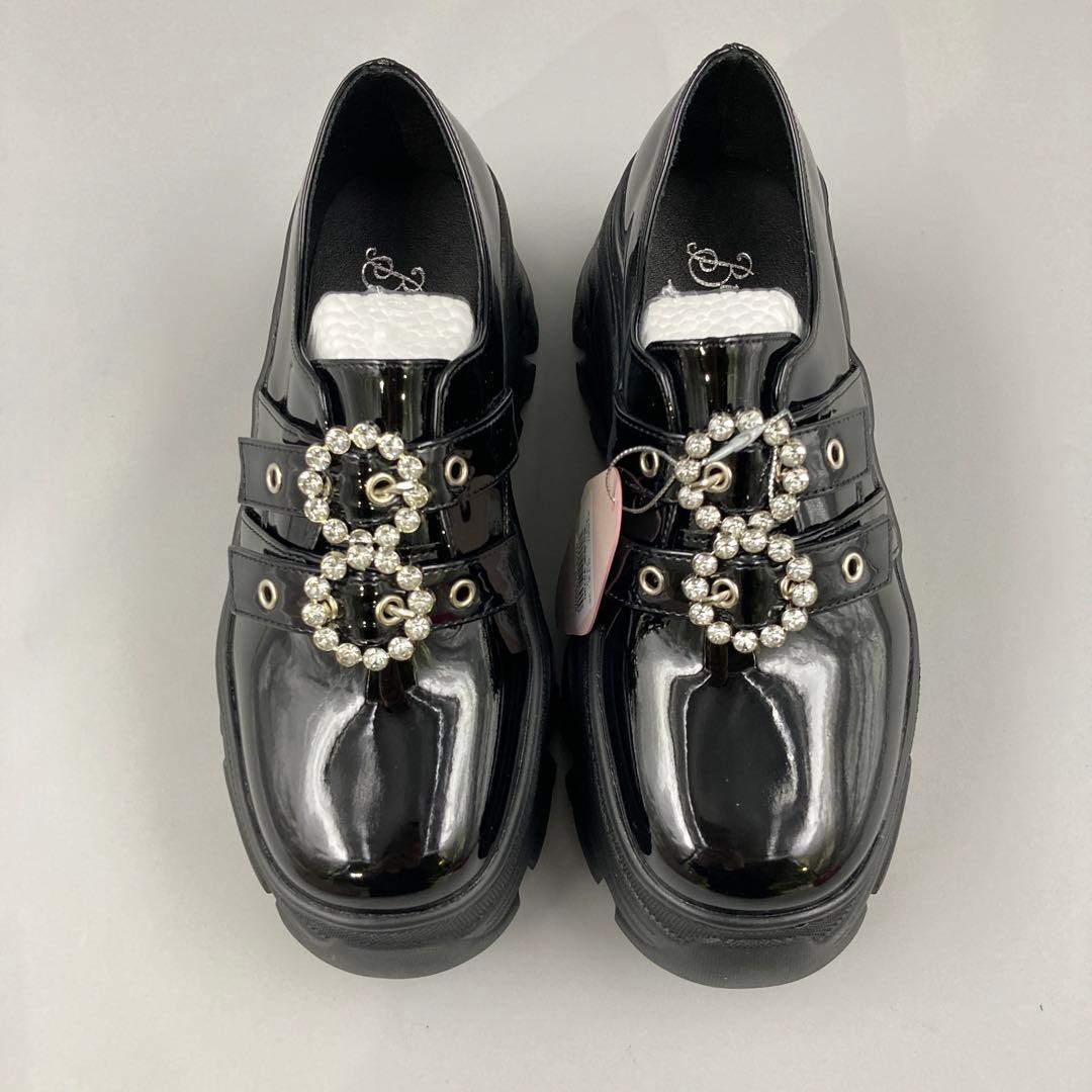 新品未使用 BUBBLES ダブルバックルプラットシューズ サイズ36 - メルカリ