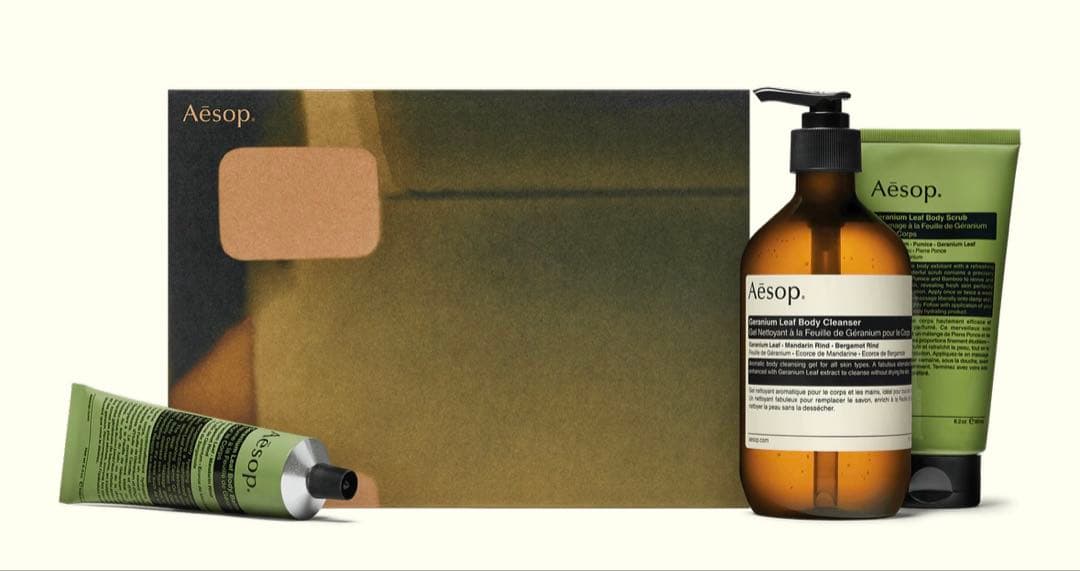 Aesop Geranium Leaf Body Care Set スクリーン2