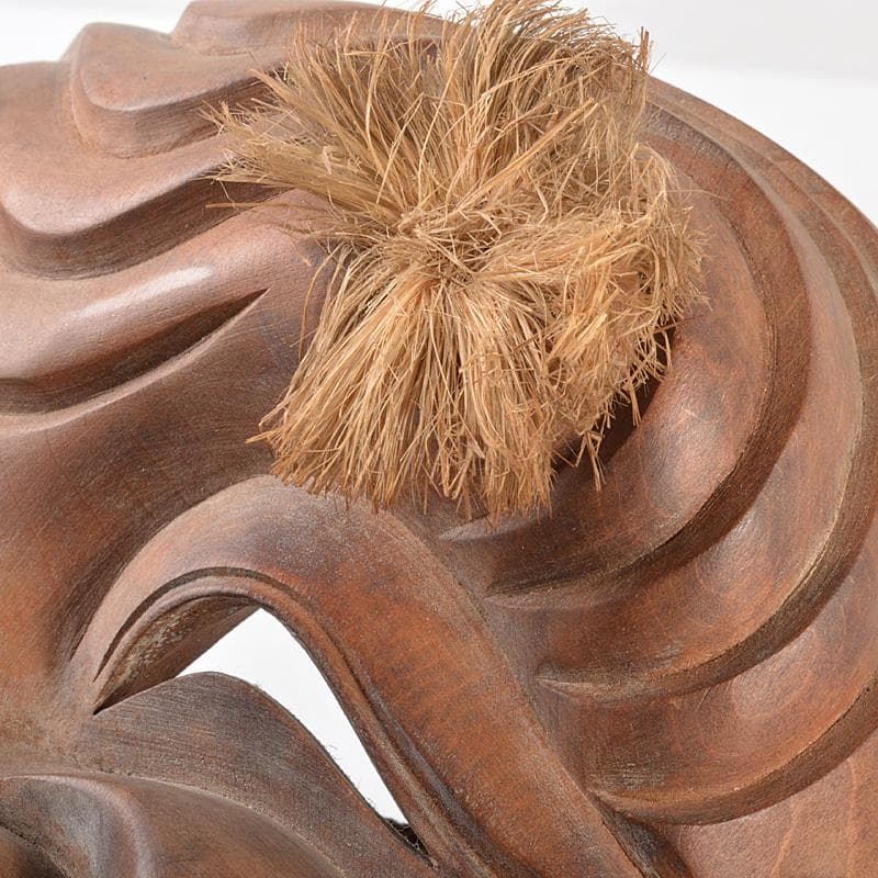 能面 能楽 雅楽 木彫 翁面 楽峰銘 V R5578 - メルカリ