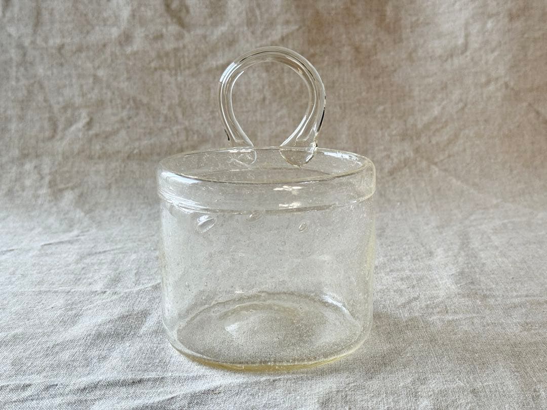 nuutajarvi ARABIA Sargasso(クリア)持ち手つきのベース nuutajarvi ARABIA Sargasso(クリア)持ち手つきのベース