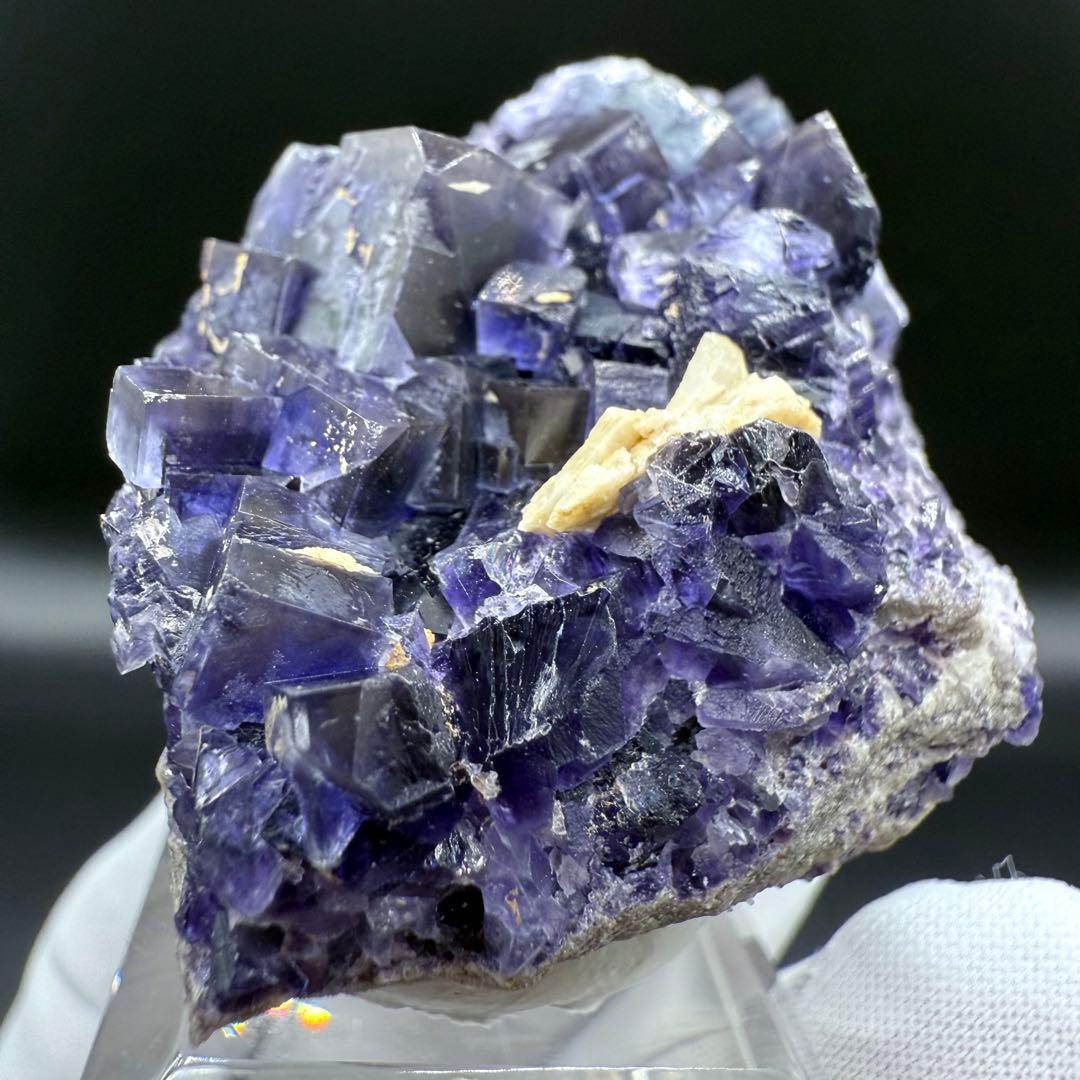 フローライト スペイン DeepBlueHeart Vein産 蛍石 原石 52 - メルカリ