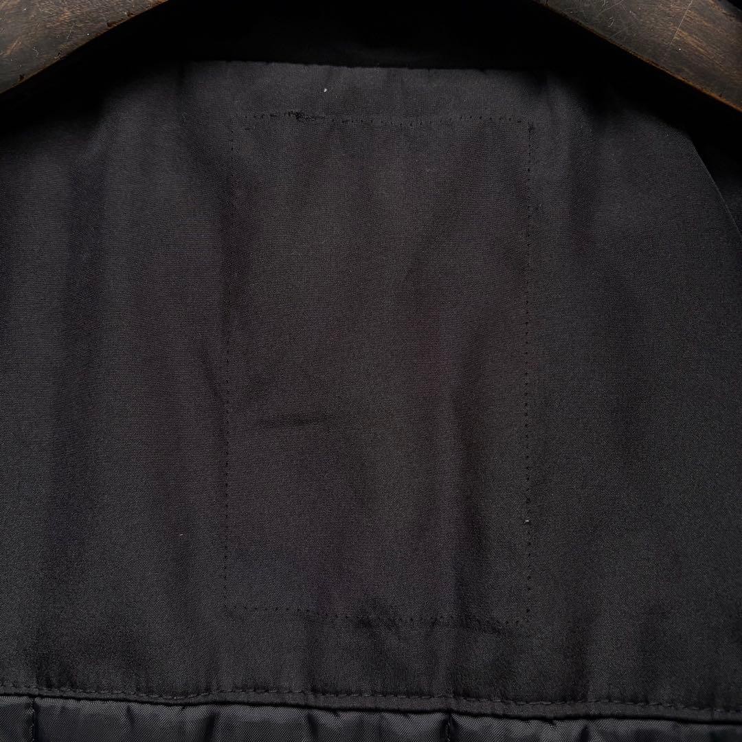 美品】プラダスポーツ 中綿ジャケット トラッカー型 ロゴラバータグ 黒