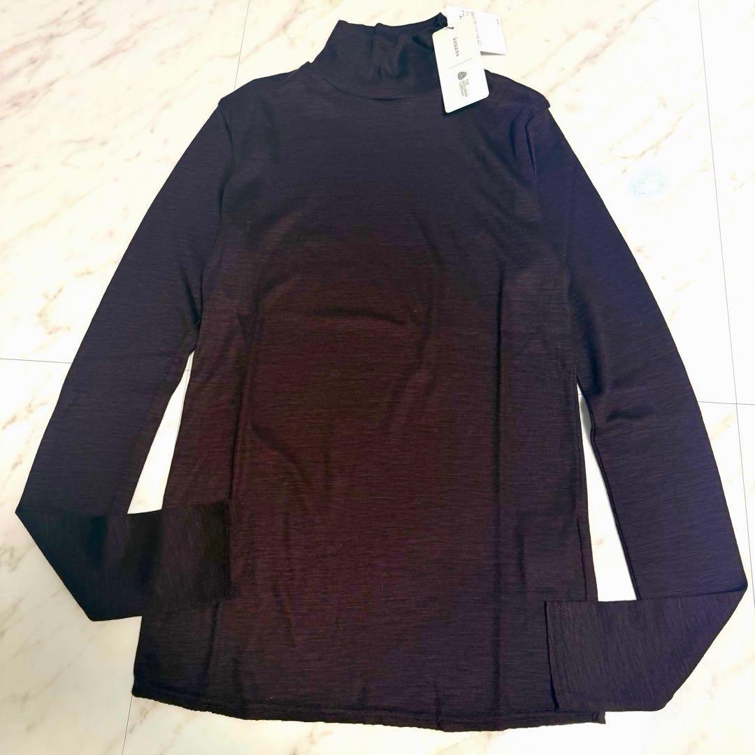 【新品タグ付き】完売品✨️アニュアンス シアーウール タートルネックカットトップス