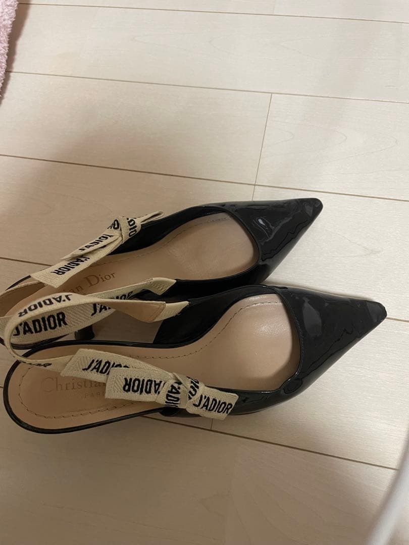 Christian Diorブラック ハイヒール・パンプス 36.5