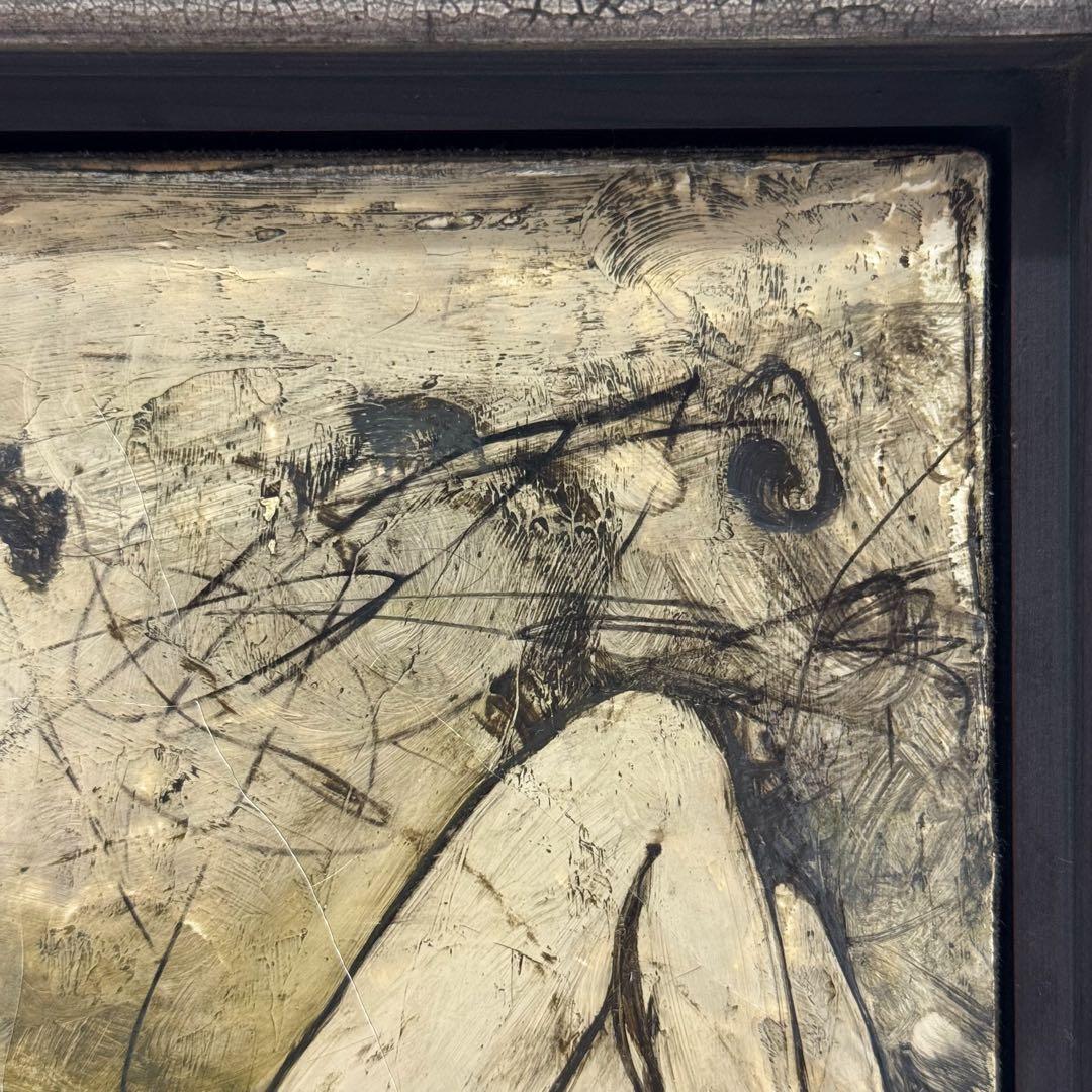 栗原一郎 油彩「裸婦」 額装 1980年頃 真作 - メルカリ