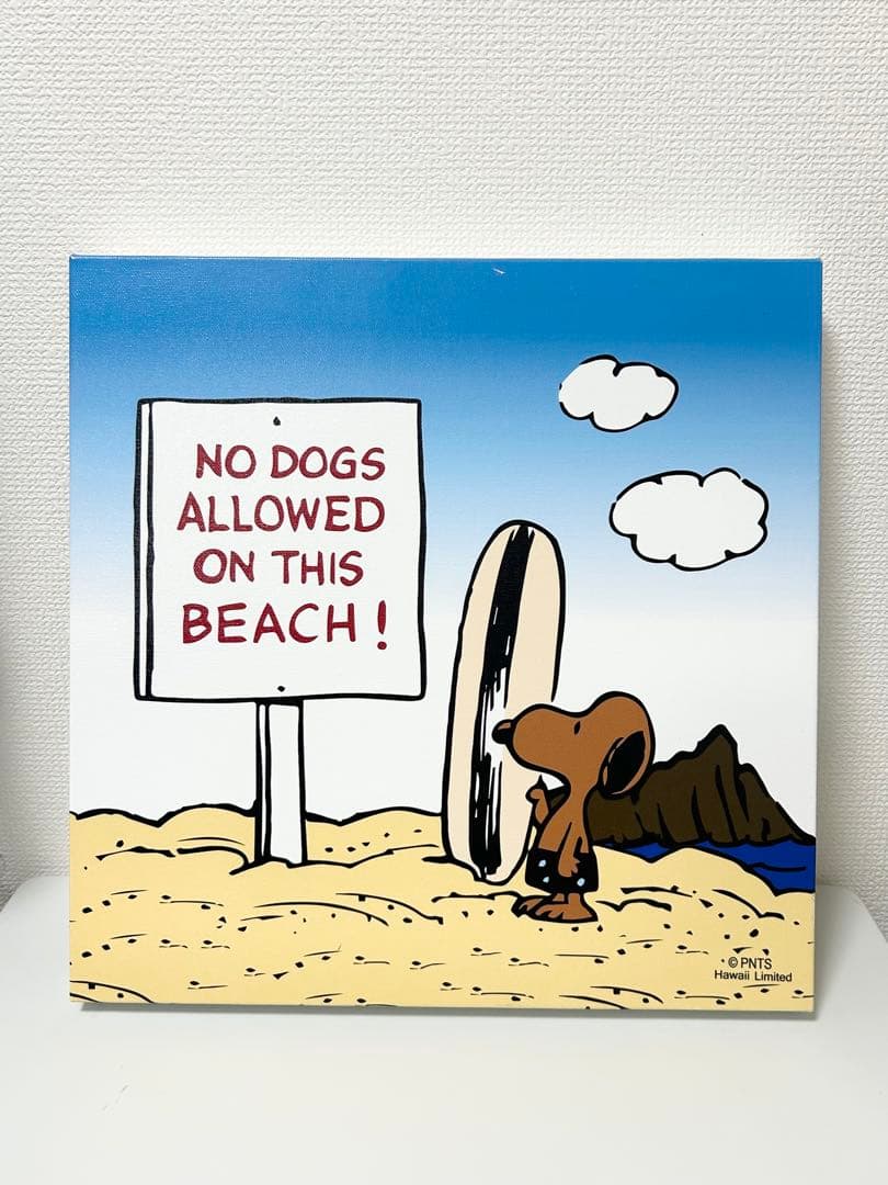 ハワイ限定 MONI HONOLULU 日焼けスヌーピー キャンバスアート - メルカリ