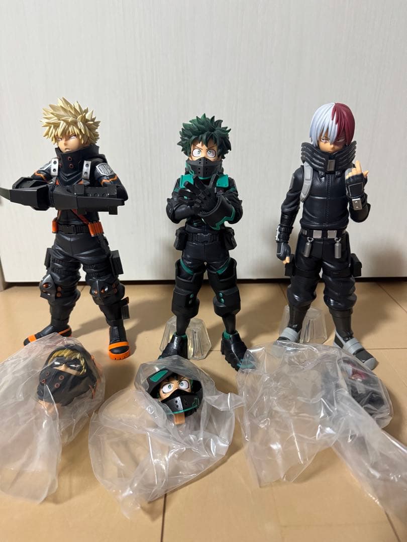 僕のヒーローアカデミア 一番くじ ステルススーツ 3点セット