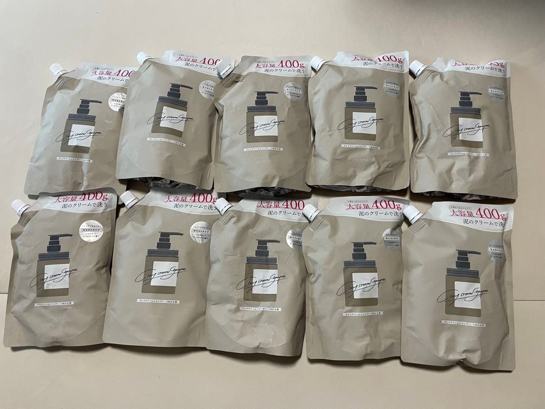 coconeクレイクリームシャンプー詰め替え用400ml 10個セット