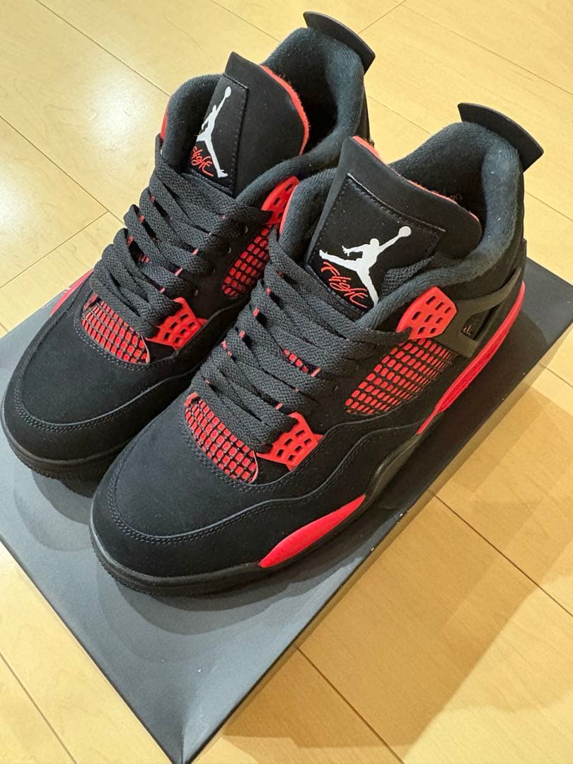 Air Jordan 4 レッドサンダー　新品　未使用 ナイキ GS エアジョーダン4 レトロ 