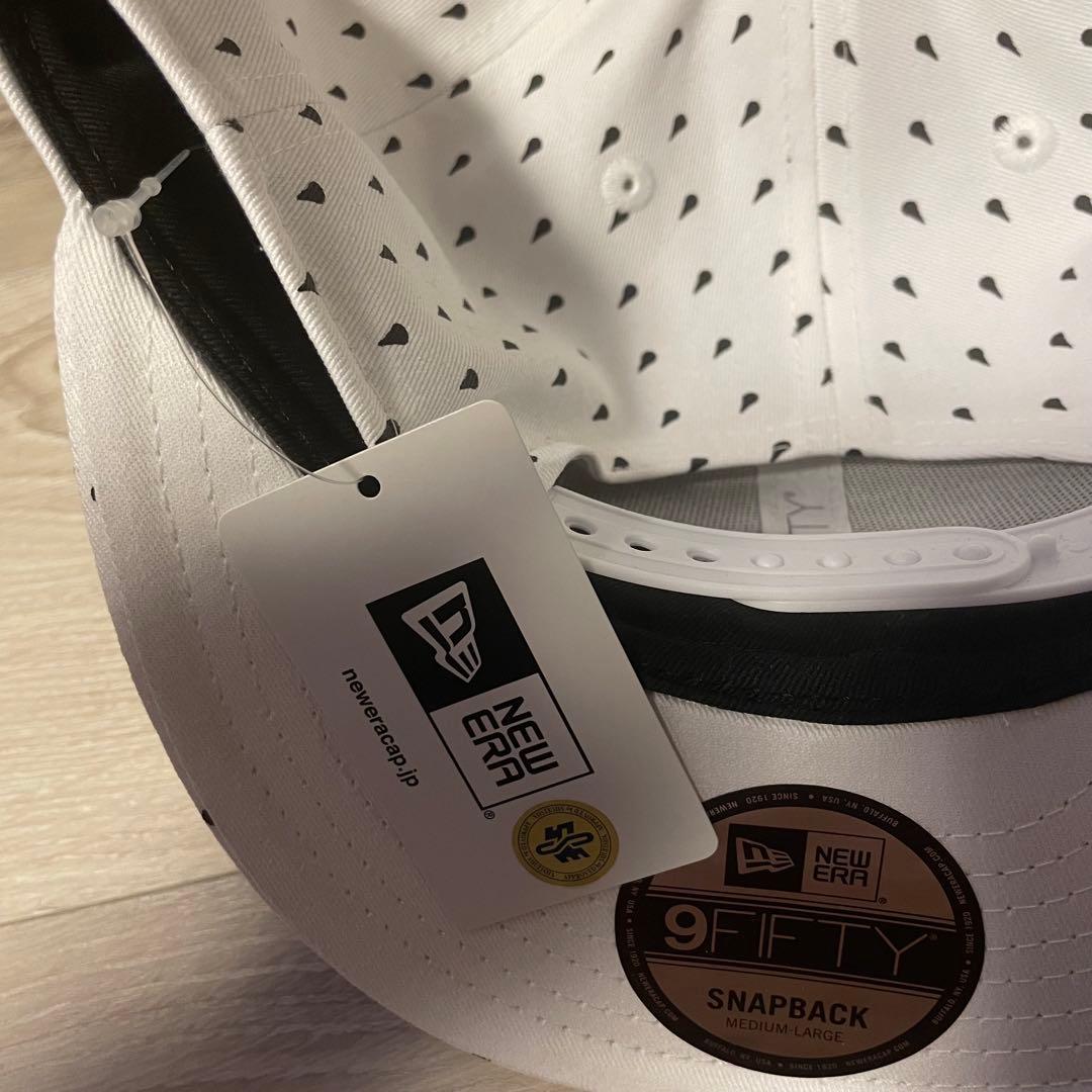 ニューエラ 9FIFTY ジョジョコラボ ブチャラティ ホワイトプリント